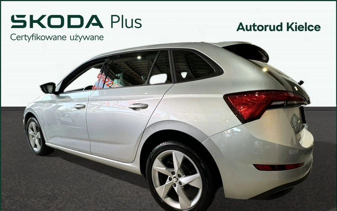 Skoda Scala cena 56900 przebieg: 148343, rok produkcji 2019 z Pabianice małe 154